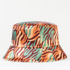 Zebra Patterned Bucket Hat - Multi