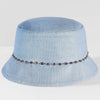 Evil Eye Charm Bucket Hat- Blue