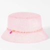 Barbie Organza Pearl Bucket Hat - Light Pink