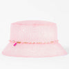 Barbie Organza Pearl Bucket Hat - Light Pink