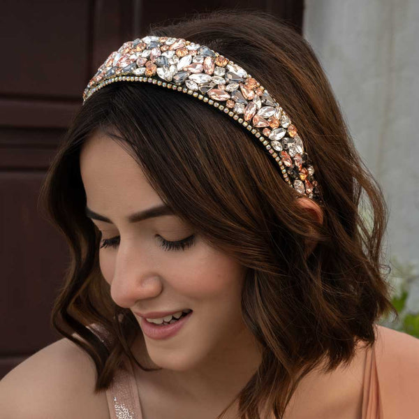 Rosemary Flat Hair Band - Pink