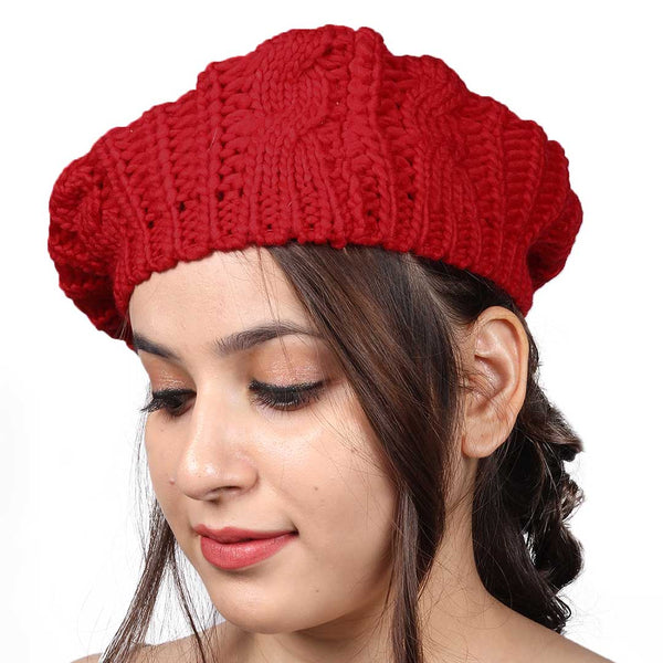 Beret Cap - Red