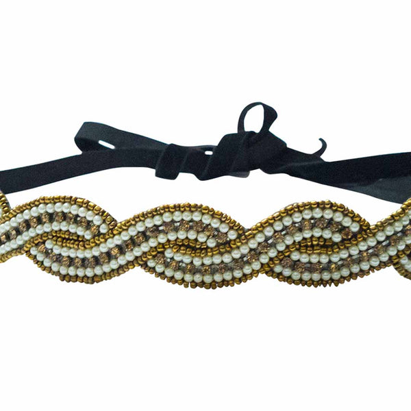 Twirl Head Wrap-Gold