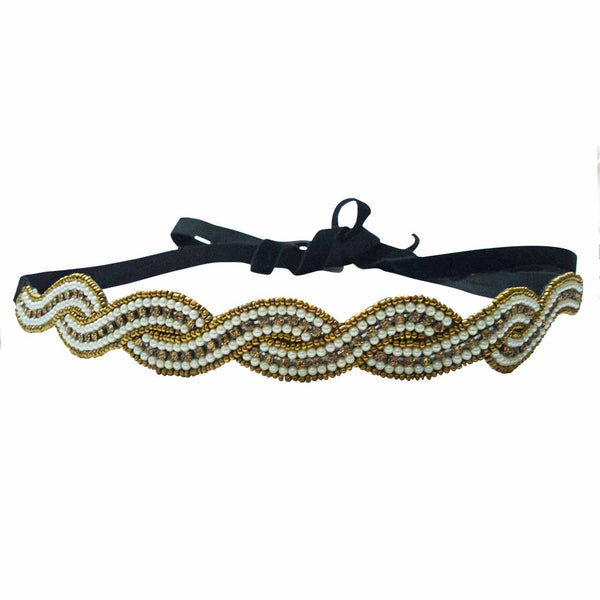 Twirl Head Wrap-Gold