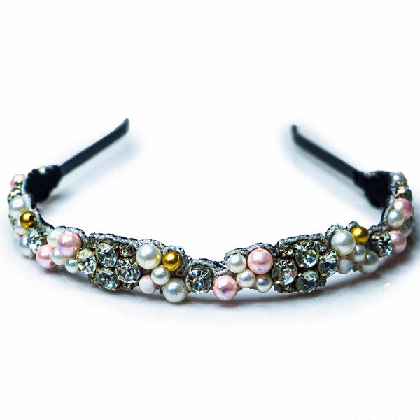 Peony Headband-BEIGE