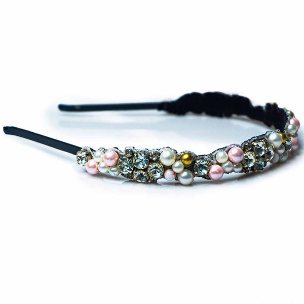 Peony Headband-BEIGE