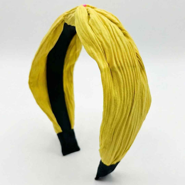 Yellow Knot Headband