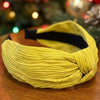 Yellow Knot Headband