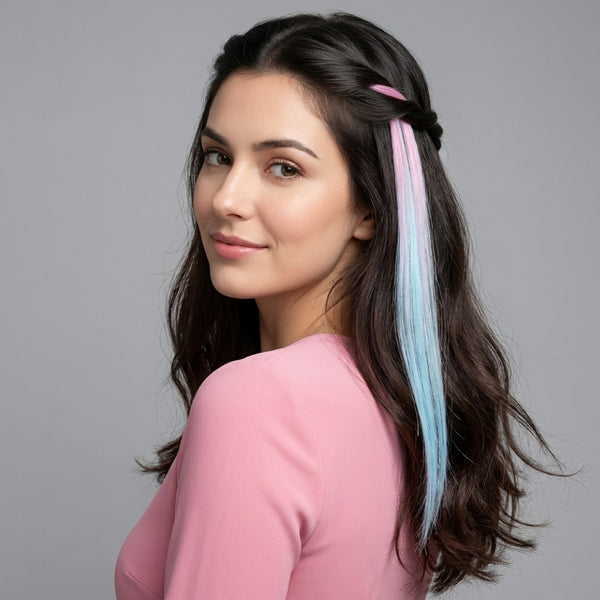 Barbie Gotta Glow! Hair Extensions ā Pink Sky