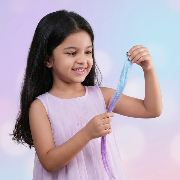 Barbie Gotta Glow! Hair Extensions ā Set of 2 - Aqua Pixie