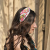 Nutty Love Knotted Headband-White & Yellow