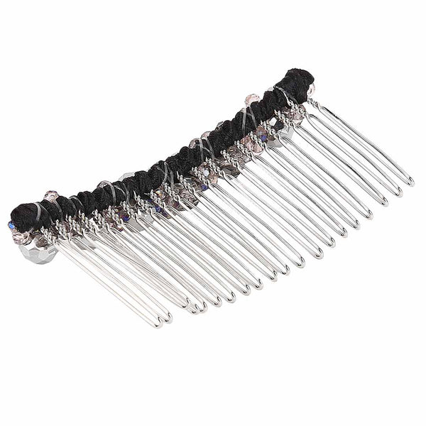 Blue Metallic Stones Comb