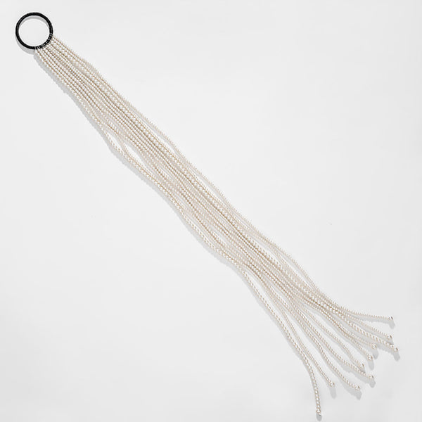 Off-White Pearl Tassels - Parandi