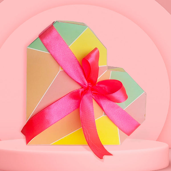 Rainbow Gift Box with 1 Flat Hair Band & 4 Tulle Hair Bows