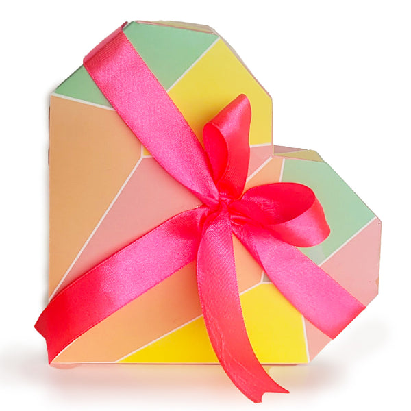 Glam Gift Box with 1 Knotted Hair Band, 1 Metallic Turban, 3 Scrunchies & 3 Hair Pins - Shades of Pink