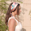 Abstract Bandana Scarf - Peach
