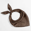 Lea Noir Bandana Scarf - Brown