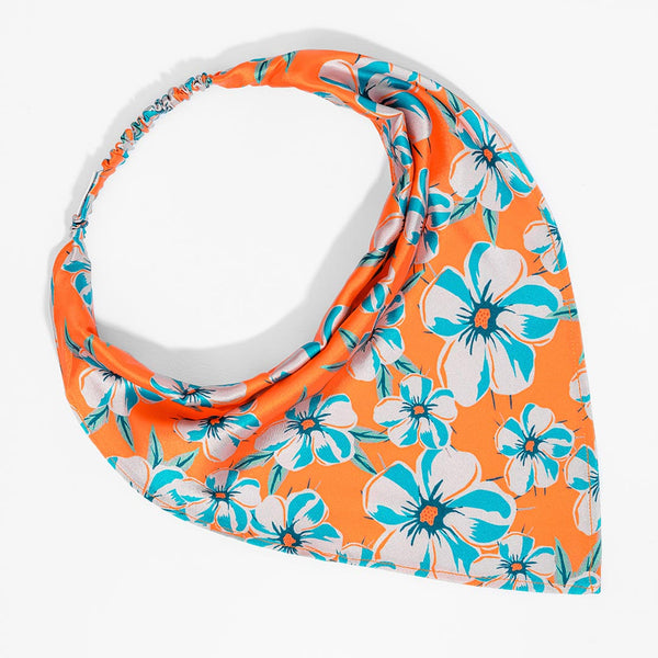 Blossom Headscarf - Orange