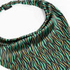 Zebra Patterned Headscarf - Green