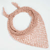 Bohemian Crochet Headscarf - Gold - Medium