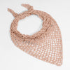 Bohemian Crochet Headscarf - Gold - Medium