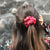 Hair accessories gift box: bergamot perfume mist, scrunchies, claw clip & candle