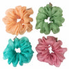 Dahlia Scrunchies - Set of 4