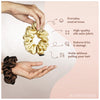 Neutral Silk Satin Scrunchies- Set of 6