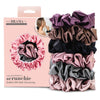 Pastel Silk Satin Scrunchies- Set of 6