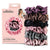 Pastel Silk Satin Scrunchies- Set of 6