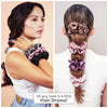 Pastel Silk Satin Scrunchies- Set of 6