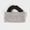 Embellished Crystal Ponytail Holder - Silver