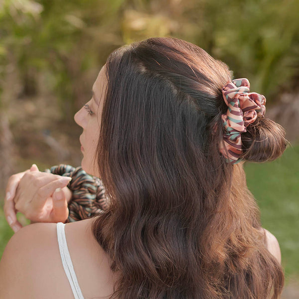 Zebra Scrunchies - Set of 3 - Multi