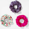 Bloom Scrunchies - Set of 3 - Multi