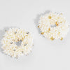 Mogra-inspired scented scrunchie gajra with elegant ghungroo accents to elevate every hairstyle