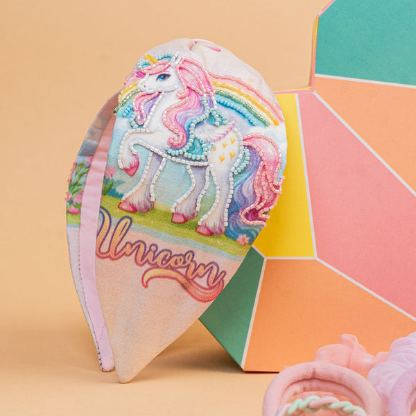 Unimagical Gift Box with 1 Knotted Hair Band, 2 Hair Bows & 6 Hair Ties