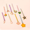 Rainbow Barbie Gift Box with 2 Crystal Hair Bands, 6 Flower Claw Clips & 10 Charm-ed Hair Pins - Multi