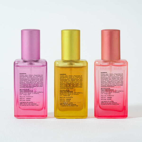 IYKYK Hair Perfume Mist - Set of 3 - Zero Alcohol Formula