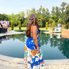 Bohemian Crochet Headscarf - Gold - Medium