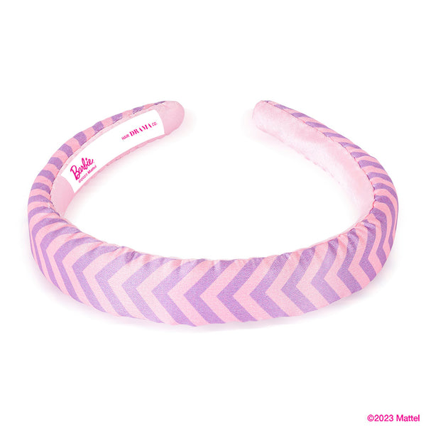 Barbie Satin Puff Hair Bands - Set of 3 - Pink & Lilac