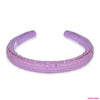 Barbie Sequins Puff Hair Bands with Barbie Charm - Set of 3 - Pink, Blue & Lilac