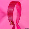 Barbie Rhinestone Flat Hair Band with Barbie Charm-Hot Pink