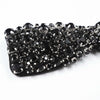 Embellished Crystal Hair Bow Alligator Clip - Black