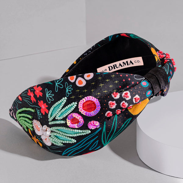 Tropical Knotted Hair Band - Multi