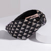 Selene Knotted Hair Band - Black & Silver