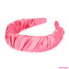 Barbie Satin Ruffle Hair Band with Barbie Charm - Pink