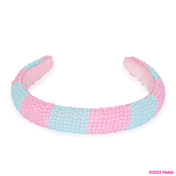Barbie Embroidered Hair Band - Pink & Blue