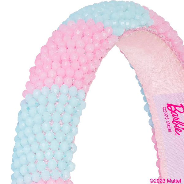 Barbie Embroidered Hair Band - Pink & Blue