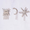 Set of 3 Celestia Crystal Hair Pins - Silver