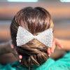 HDC x Emily in Paris Pearl Mesh Hair Bow Alligator Clip - White